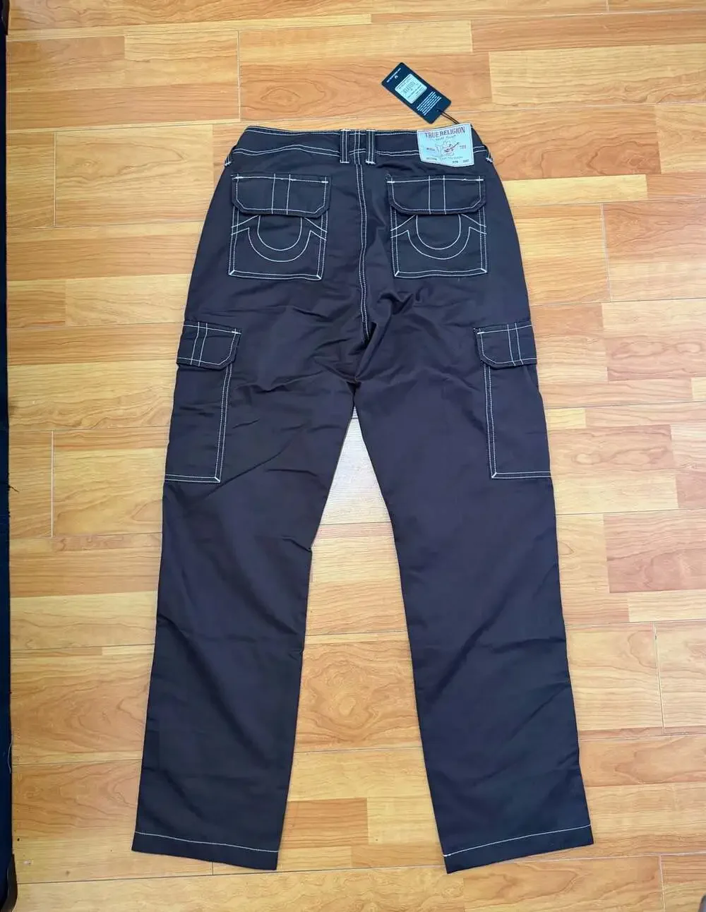 True Religion Baggy SN Cargo Pant in Java